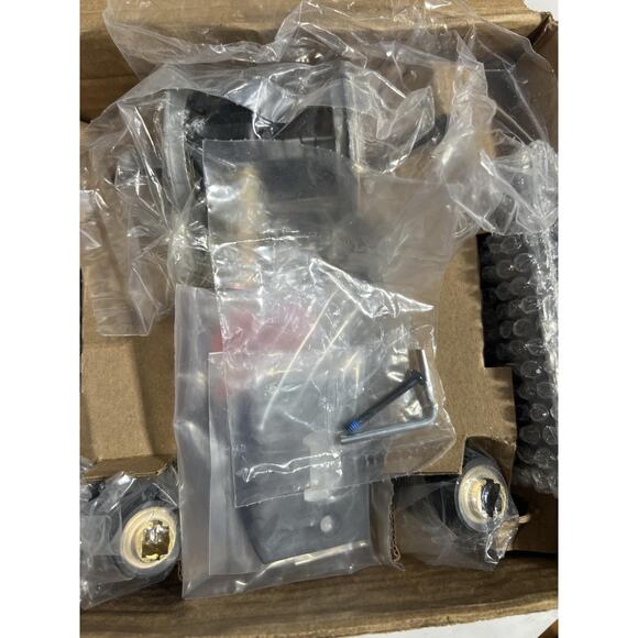 EMTEK Concealed Fastener Modern Rectangular Rosette Privacy Set with Matching Fi - Picture 4 of 5